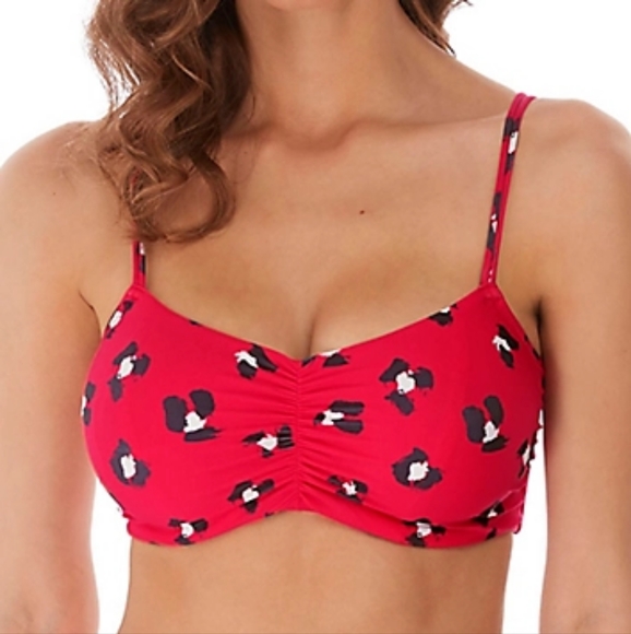 Freya Adjustable Underwire Bikini Top. Red. Multiple Sizes Available - Picture 6 of 6